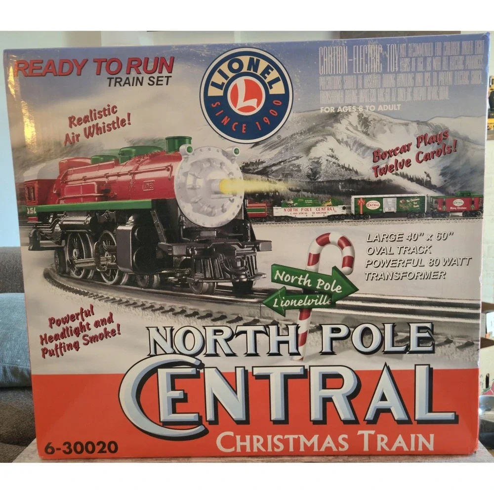 Lionel 6-30020 North Pole Central Christmas Train Set O-Gauge Ready to Run - NIB